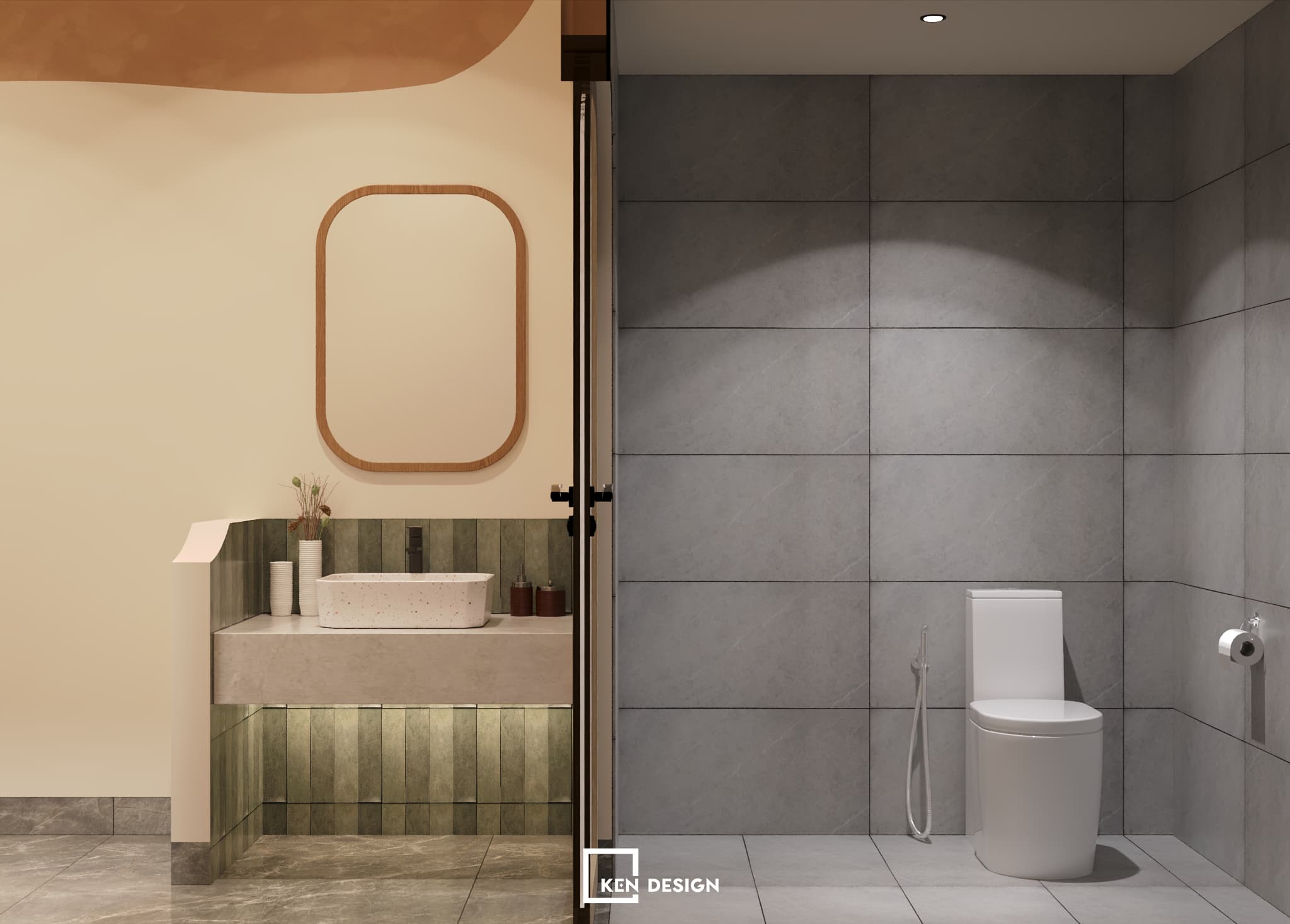 Thiết kế quán Golden tea & coffee tại Hưng Yên